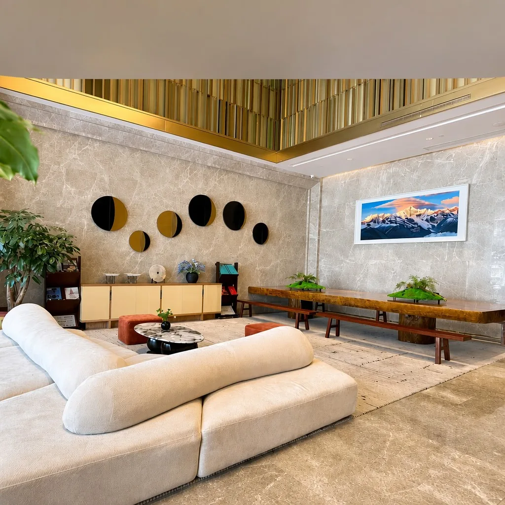 Guangzhou healthcare corridor calming nature-inspired giclée series