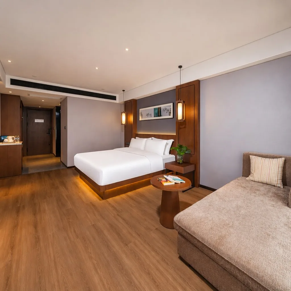 Xiamen boutique hotel guest room ink-wash canvas art